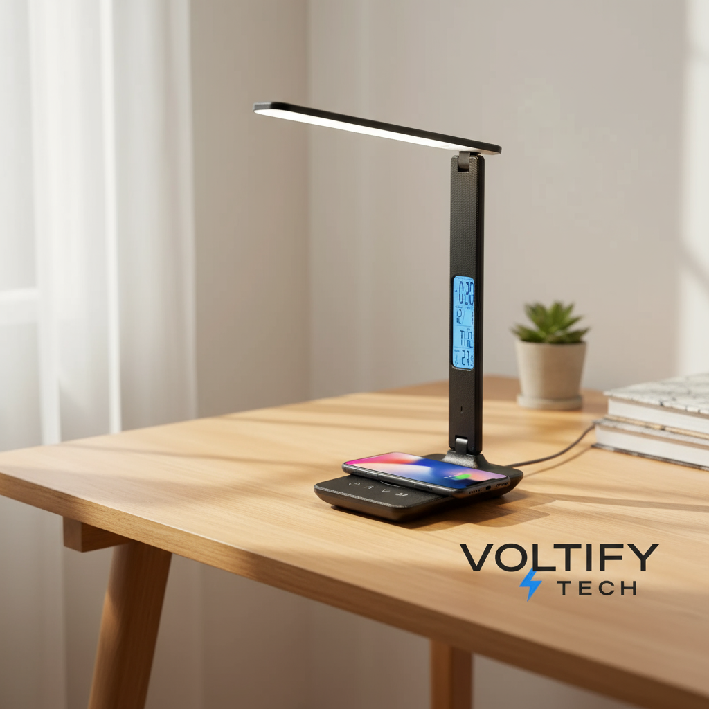 Scandinavian minimalist desk